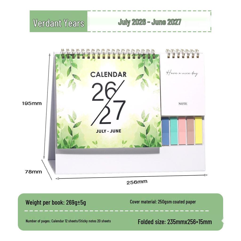 2026 Multifunctionele Bureaukalender: Creatief bureau-ornament van hoge waarde en aangepaste dagelijkse planner