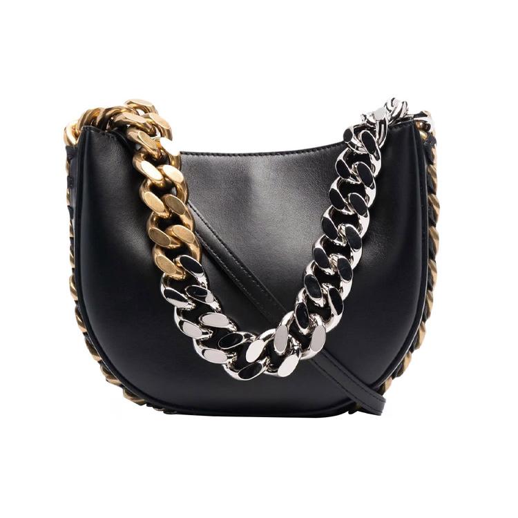 

New Stella McCartney Frayme Chain-Linked Shoulder Bag 700237W88391000 22.6*10.4*20.6CM