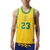 Essentials Pulôver Bloco de Cores Gola Redonda Respirável Sem Mangas Colete de Basquete Masculino tops II5379741