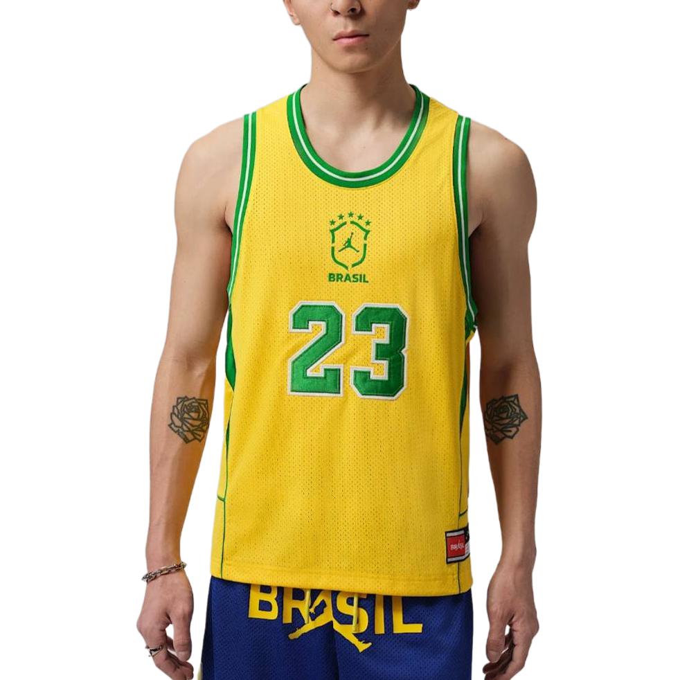 

Jordan Essentials Color Block Round Neck Pullover Breathable Sleeveless Basketball Vest Men tops II5379741 S