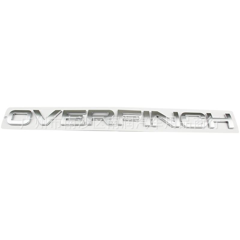 Car ABS Chrome Decals Sticker For Landrover Rangerover Overfinch I322 Discovery Hood Trunk Letters Logo Emblem Badge Sticker