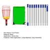 Multifunctional Fruit Picker Multi Section Fruit Picking Pole with Basket Adjustable Length
