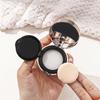 Portable Mini Air Cushion Case Cute Empty Puff Box Portable Mirror for Bb Cream Cosmetic Makeup DIY Case Container with Sponge