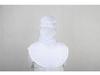 White Dustproof Head Cover Hat - Elastic Sanitary Cap for Men and Women