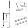 Foldable Golf Practice Putter Rusts Resistant Aluminum Double Hand Orientation for Golf Enthusiasts