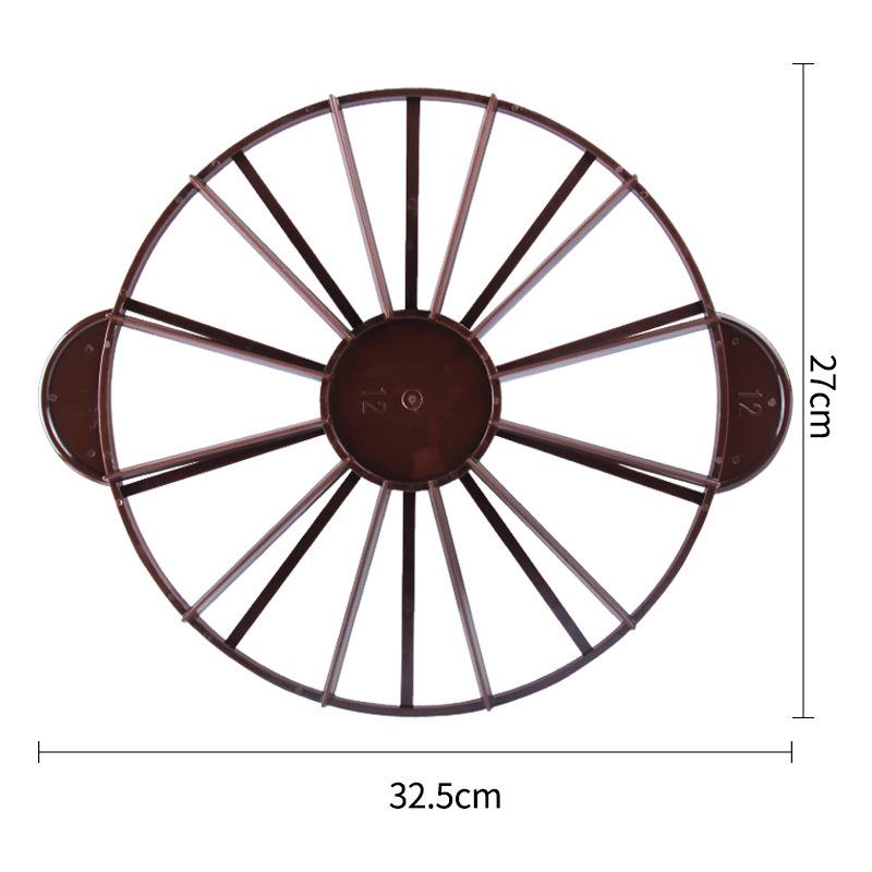 Round Cake Layer Slicer: 10/12 Equal Plastic Divider Baking Tool