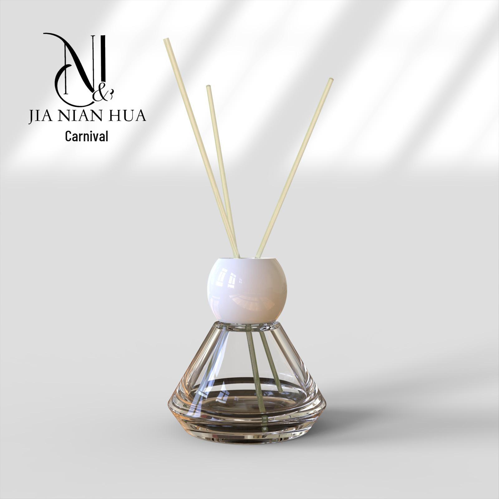 

Spray-Painted High-End Aroma Diffuser Glass Bottle – Elegant Flameless Design Clear; Empty Bottle