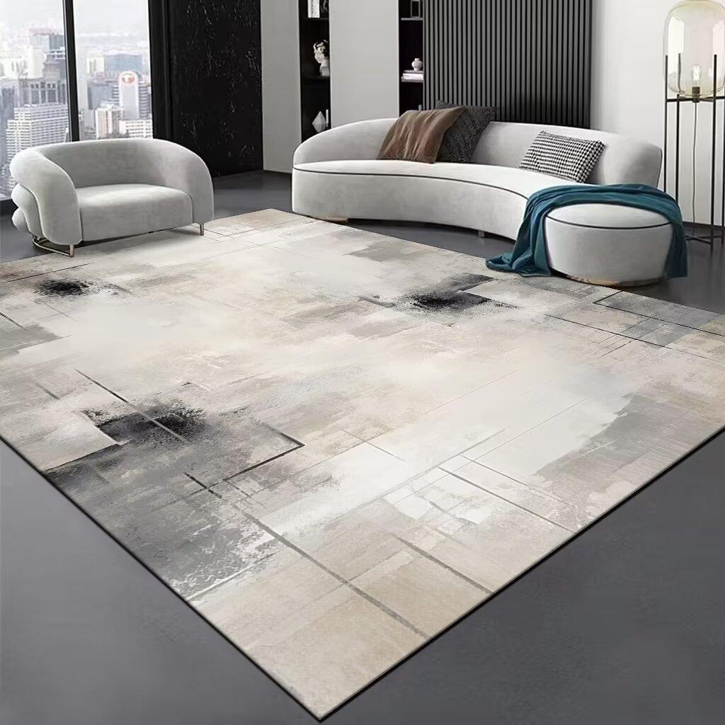 

Ковер в стиле чернил для гостиной, спальни, полностью покрытый ковром, устойчивый к грязи и нескользящий ковер 160*230cm