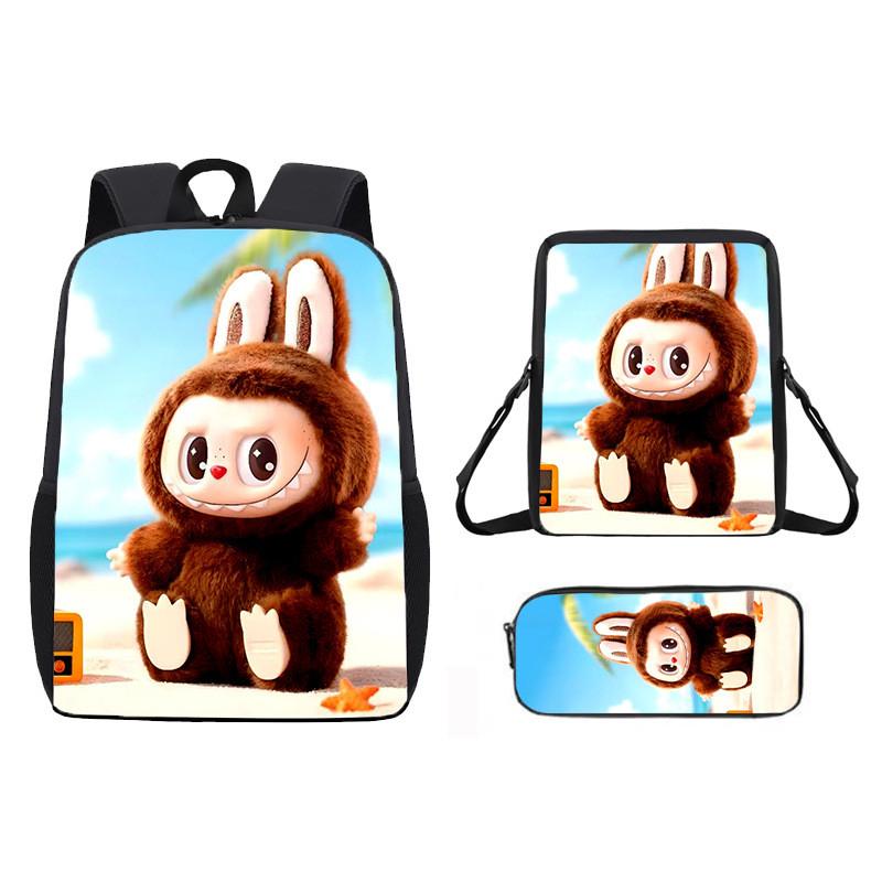 Anime Shoulder Cartoon Bag Pencil Case School Backpack For Children