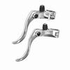 1pair Aluminum Alloy 24mm Mountain Bike Disc Brake Bar Handle   Cycling Accessory (Black)