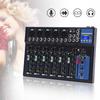 7 Channel Bluetooth Mixer Audio,Professional Portable Digital DJ Mixer w/USB Audio Interface-Mixing Boards For Studio