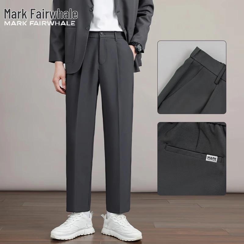 

Mark Fairwhale Men s Casual Business Straight Leg Trousers 5XL