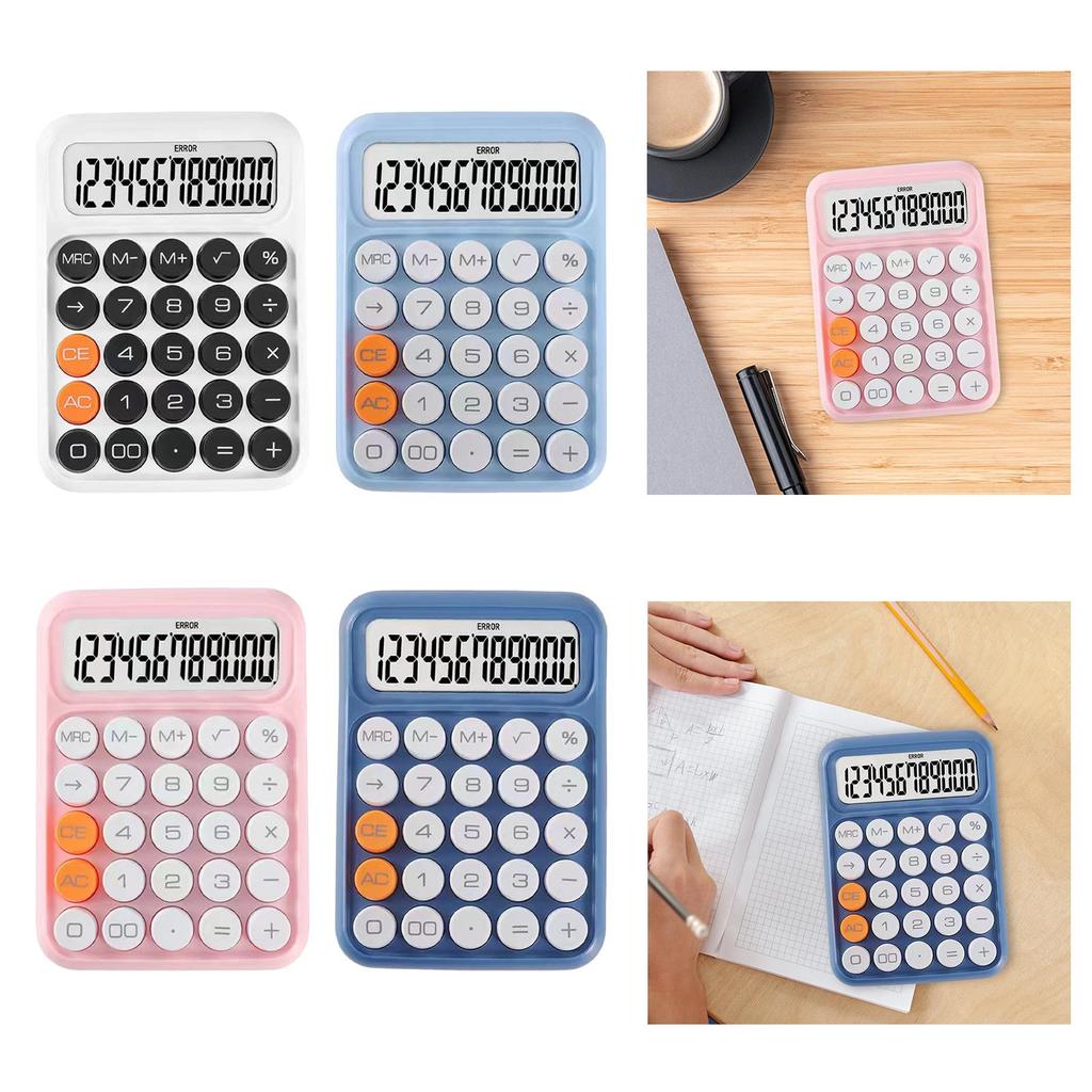 12 Digit Calculator ,Standard Function Desktop Calculators with Big Button ,Portable Office