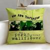 Hot Tthe Perks of Being a Wallflowered Cushion Cover Soft  EasyWash Pillow Case  Versatile for Couch Bed Travel and Office