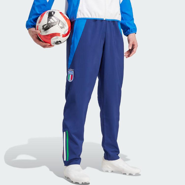 Adidas Italy Tiro 24 Competition Presentation Tracksuit Bottoms Men Bottoms Blue IQ2181