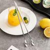 Cucchiai da mescolare in acciaio inossidabile 304 con manico lungo (2 pacchi)