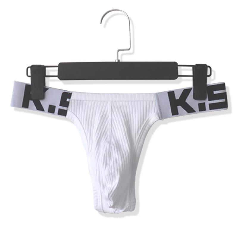 Men's Seamless Low Waist Breathable Thong - European & American Style