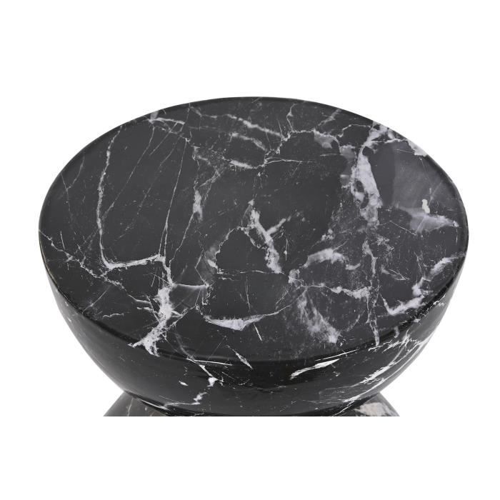 Table D'appoint - Noir - Fer - 33 X 33 X 35 Cm - Design Moderne - À Monter Soi-même