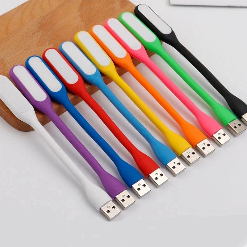 5PCS Mini USB LED Book Light Portable Eye Protection Night Lights Bendable Table Lamps Reading Lamp for Power Bank Laptop