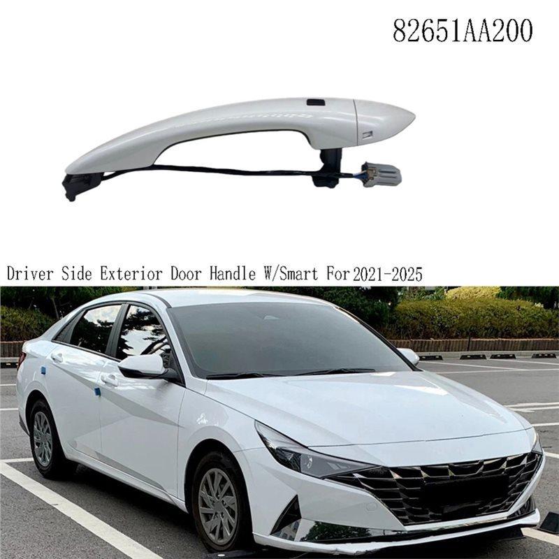 For Elantra -2025 Driver Side Exterior Door Handle Smart Function 82651AA200 W/Outside Handle