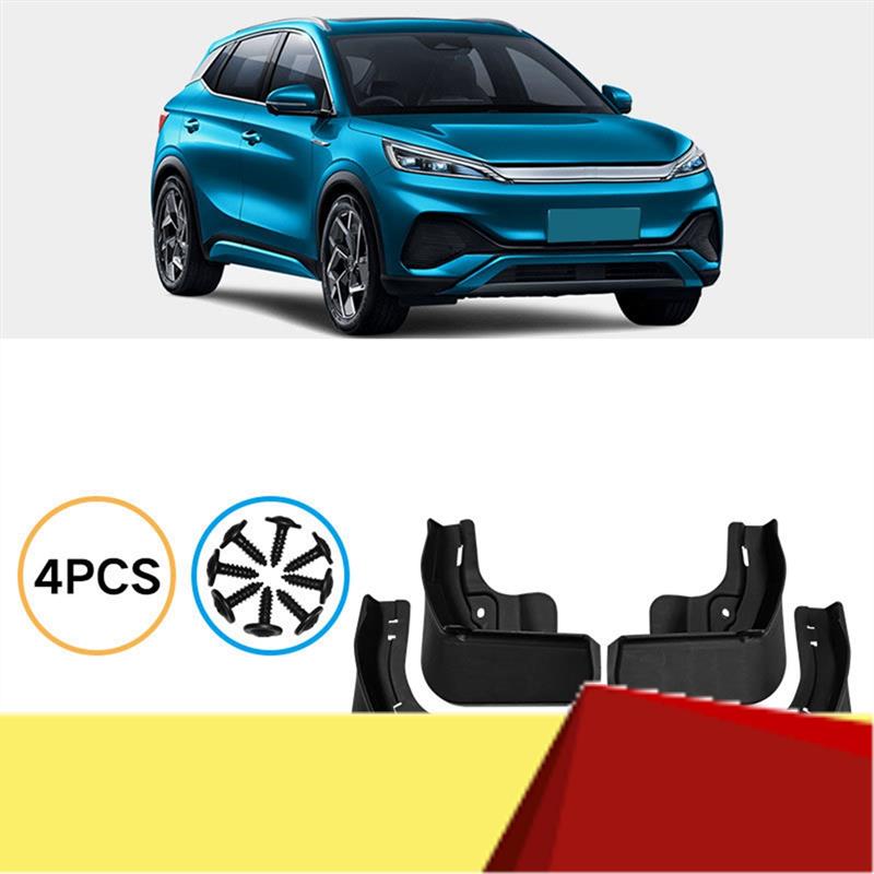 4PCS Car Mudguard Mud Flaps Splash Mud Guard Fender For BYD Atto3   2024 Car Accessories-M53K