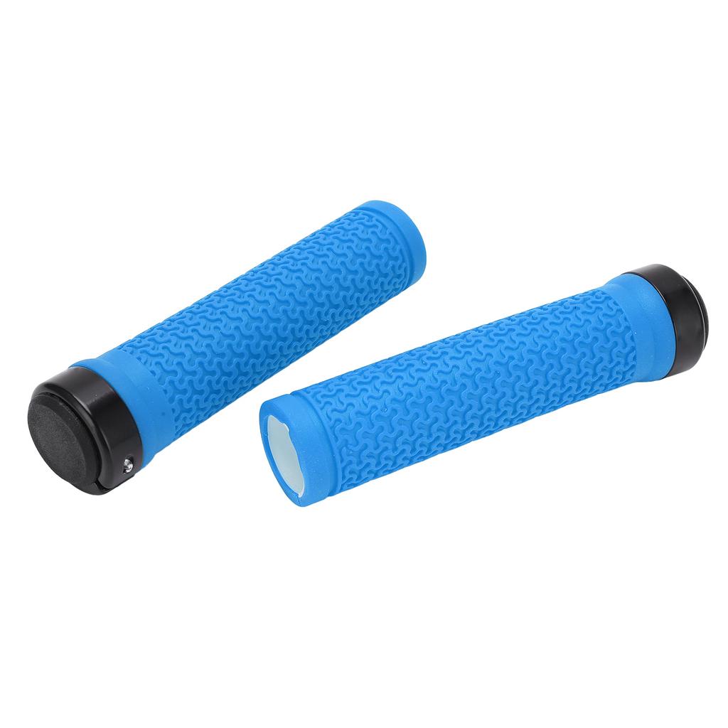 1 Pair Anti Slip   Handle Grip Rubber Handlebar Grips Cover Cycling Replacement Parts for Road Mountain Bikes