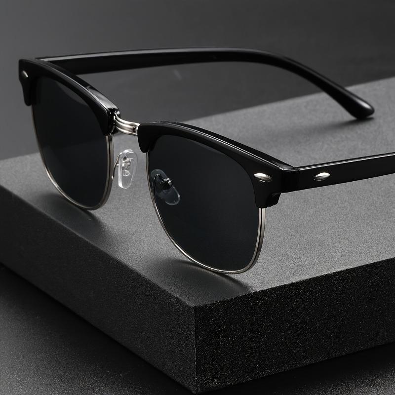 Classic Oval Frame Fashionable Glasses for Men and Women Outdoor Sports Parties Vacations Travel Driving