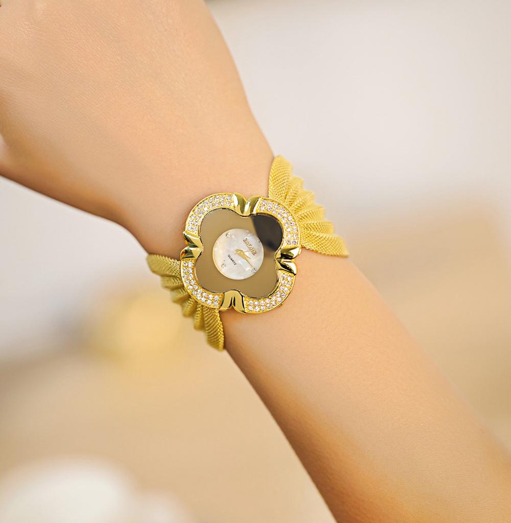 Bracelet Watch Bright Diamond Butterfly Mesh Belt Ladies Quartz Watch Watch