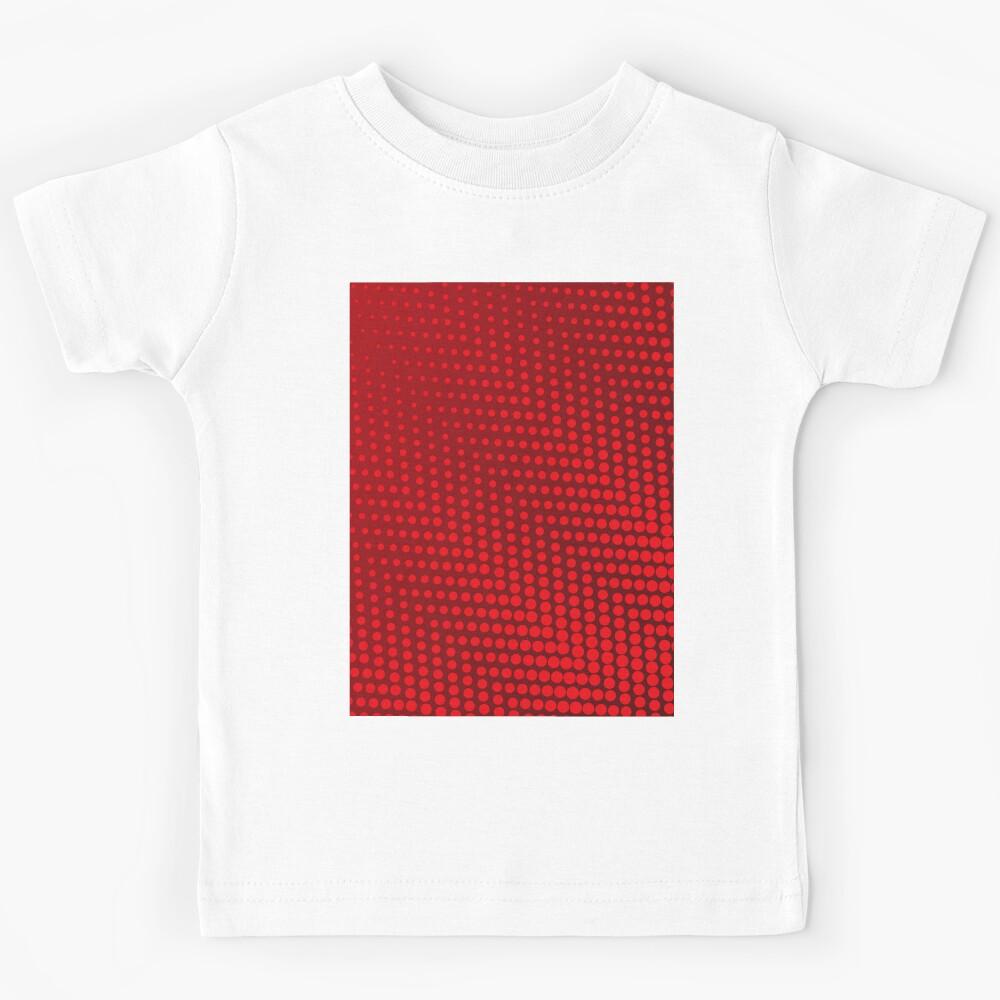 geometric diagonal halftone background Kids T-Shirt 110