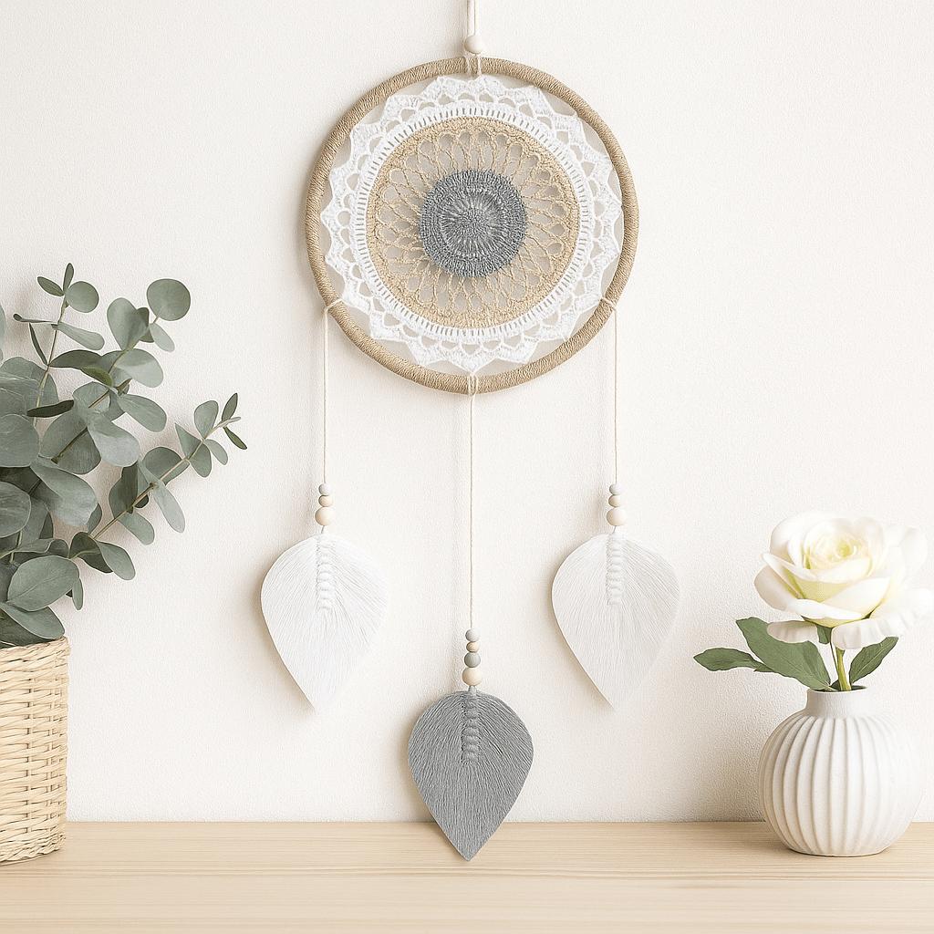 Dream Catcher Brown No Feathers Handmade In Bali