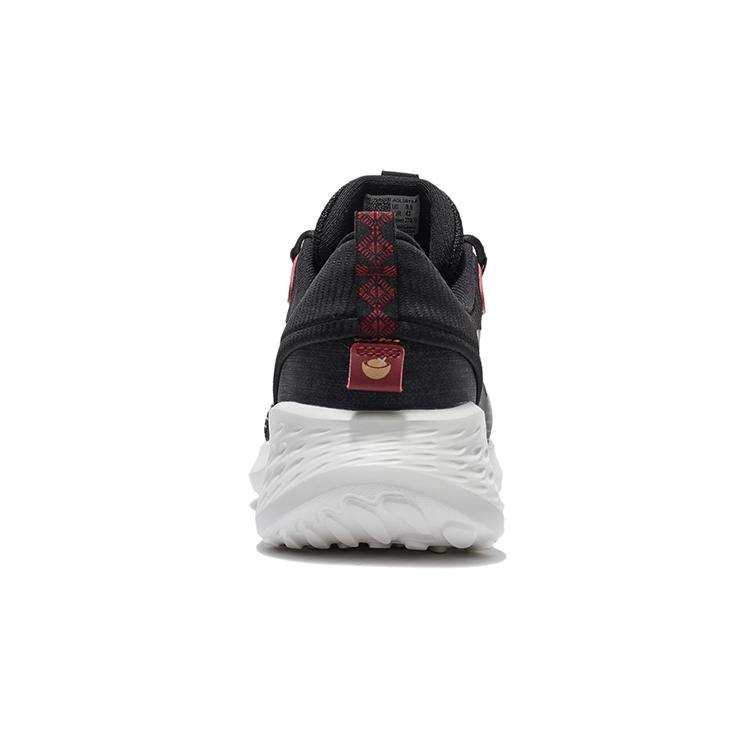 Li Ning SOFT ELEMENT Cushioning Slip Resistant Abrasion Resistant Low top Casual Shoes Men's Black AGLS011-4