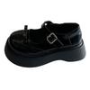 Bow small leather shoes loafers 2025 new autumn and summer college style women's shoes Mary Jane shoes platform single shoes