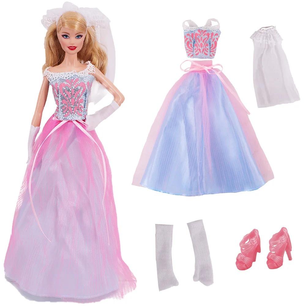 4 Stk/Set Pelzweste Mantel + Kleid/Freizeitoutfit für 30 cm 11,8 Zoll Puppenkleidung Accessoires Plüschjacke Berühmtheit, Kindergeschenk