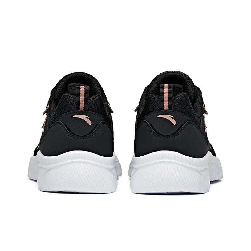 Anta Running Series Non-Slip Wear-Resistant Low-Top Running Shoes Women Sneaker Black Rose-Gold 922125527-8