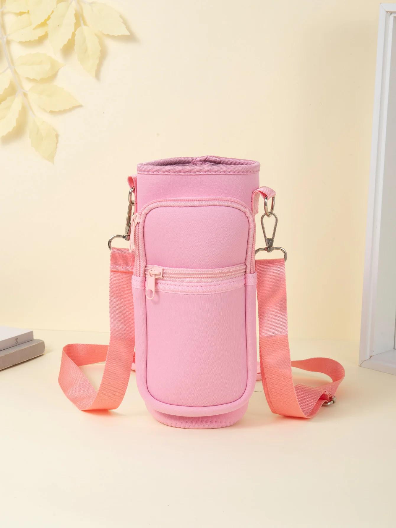 

1pc-outdoor sports kettle cup cover portable portable thermos belt jacket