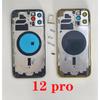 Rear Shell OEM For iPhone 13 Pro Max 12 Mini 11 SE3 14 Pro max Back Housing With Free Gifts,Back Shell Frame+Back Cover+Side Key