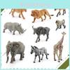 South Africa Wildlife Pvc Figurines With Detailed Zebra Lion Animal Replicas For Home Decor
