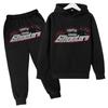 New Hooded Letter Printed Sweatshirt + Pants Children's Casual Versatile Fashion Trendy Two-piece Set