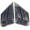 For Kia Optima K5 Sedan 2016- Car Rear Louver Window Side Shutter Cover Trim Sticker Vent Scoop ABS Carbon Fiber Accessories