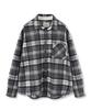 Avandress Sanders Check Shirt Jacket Brown