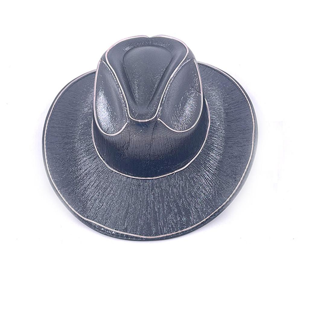 Glittery Hat LED Light Up Cowboys Hat Rhinestone For Cowboys And Cowgirls Battery-operated Cowboys Hat For Parties Christmas Birthdays Costume