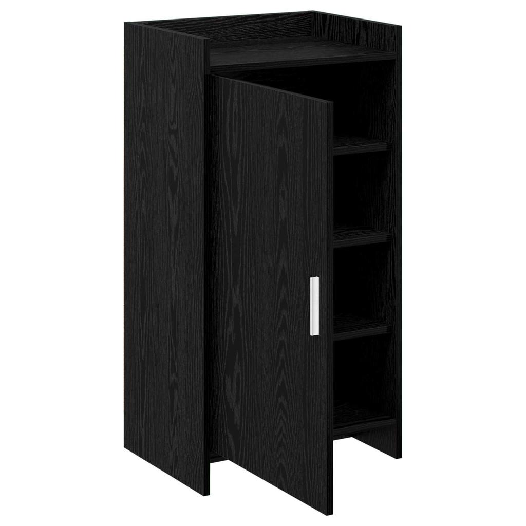 Shoe Cabinet Black Oak 48 x 36 x 92 cm Particleboard