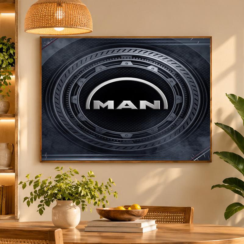 5D Diamond Painting man truck DIY Full Drill Diamond Art Kit Home Decoration