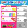 12Pcs/Set Sensory Magnet Toy Silicone Magnetic Slider for Autism Anxiety Stress Relief Toy