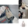Small White Pvc Water Bucket Bag With Pearl Chain For Daily Casual Wear Female