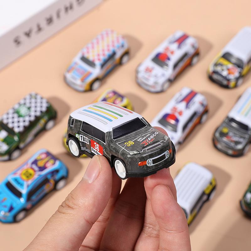10/20Pcs Alloy Pull Back Car Kids Birthday Party Favors Goodie Pinata Fillers Mini Racing Vehicles Toy Boy Girl Christmas Gift