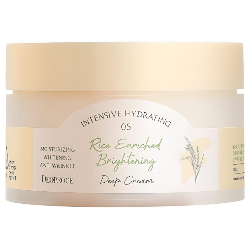 [Deoproce] Осветляющий глубокоувлажняющий крем с рисом 100 г