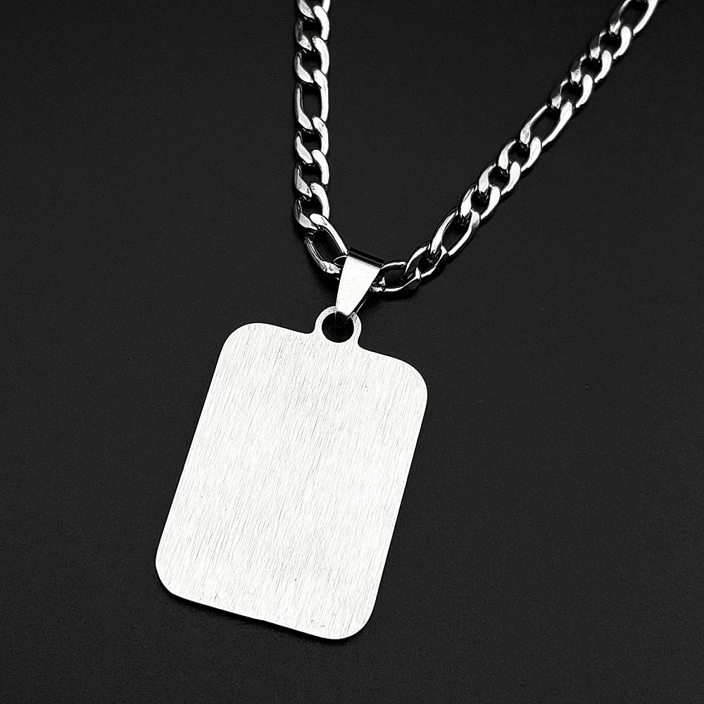 Vintage Allah Muslim Islam Arabic Quran Pendant Necklace for Men Women Stainless Steel Gold Silver Color Amulet Chain Jewelry