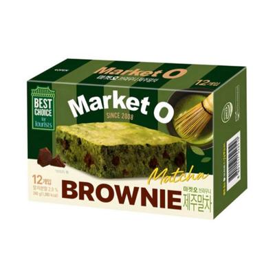 Market O Jeju Matcha Brownie 240g (12 adet)