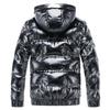 Mens Casual Outdoor Hooded Street Fashion Biker Solid Color Fashion Jacket